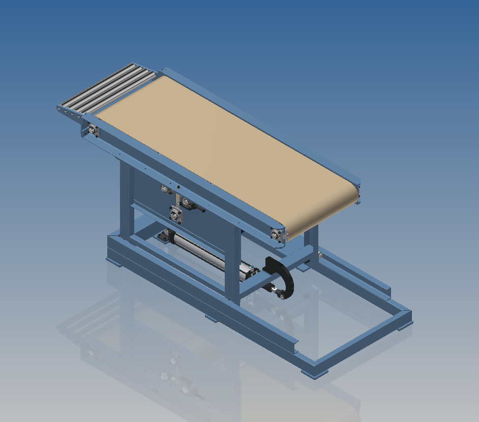 切割轮胎输送线